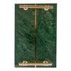 Nordischer Stil Marmor Serviertablett Schmuck Kosmetik Dekoratives Display 30x20cm Quadratische Stein Schale