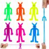 10/20PCS Fun Sticky Stretching Smiling Face Rabbit People Pinch Toy Kids Birthday Party Favor Christmas Carnival Adult Gift