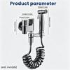1Set Bidet Hand Held High Pressure Toilet Spray With Dual Mode Nozzle Is Very Suitable For Bathroom Cleaning And Toilet Flushing