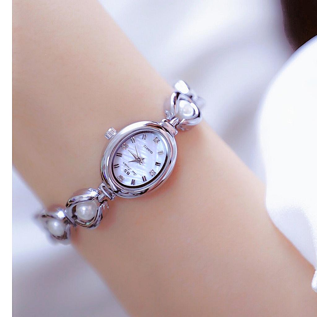 Damenuhr Marke Japanischer Stil Leichter Luxus Einfaches Perlenarmband Schmuck Wasserdicht Damen Mode Uhr Uhren Geschenk