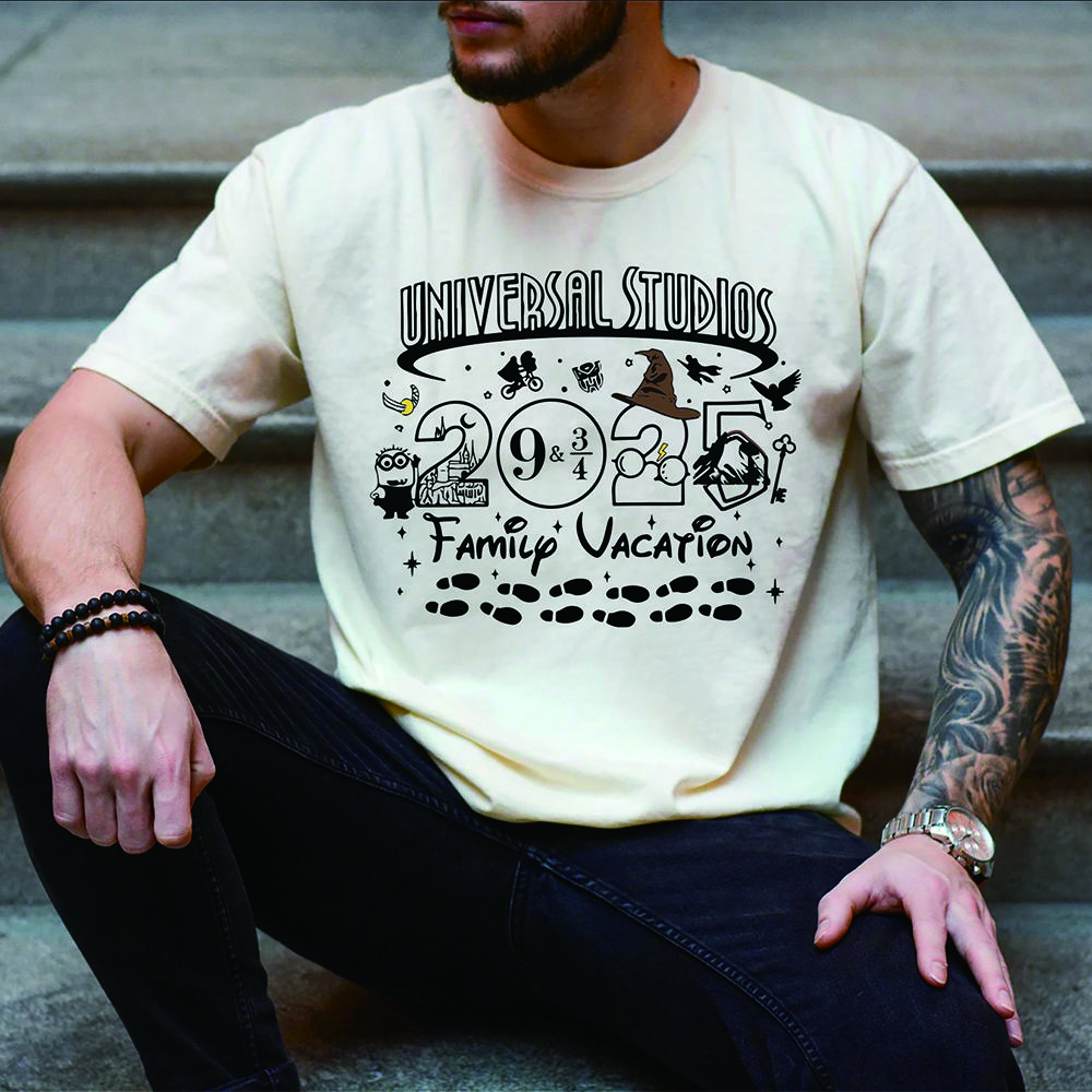 Summer New 2025 Universal Studios short sleeved shirt Universal Studios Orlando Sweatshirt Women Y2K Fashion Casual Tshirt