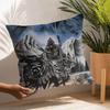Band D-Death Dissection Pillow Case Square Double‑Sided Print Cushion Case For Sofa Home Bedchamber Decor Gift