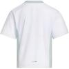 adidas Climacool T Shirt White/Light Green Children Aged 3 7 Years Old KC1543