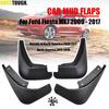 For Ford Fiesta Mk7 Hatchback Saloon 2009 - 2017 Splash Guards 2010 2011 2012 2013 2014 2015 2016 4x Molded Mud Flaps Mudguards
