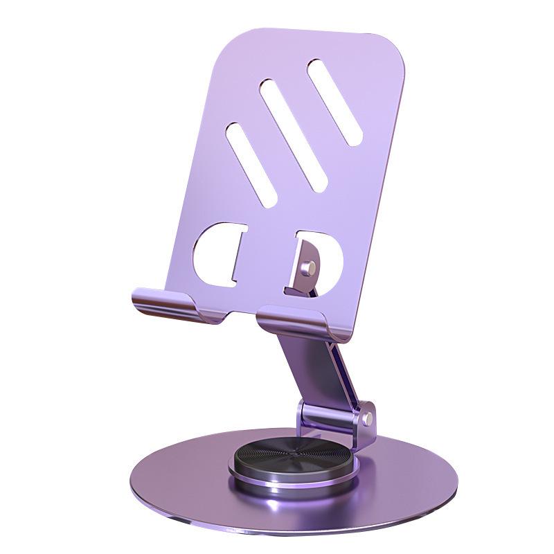All-Metal Rotating Phone Stand for Live Streaming and Study