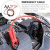 ledmomo 3M Booster Cable, 2000A, Compatible with 12V and 24V, Heat Resistant, Cold Protection, High Safety, and Durability for Cars, SUVs, Trucks, and