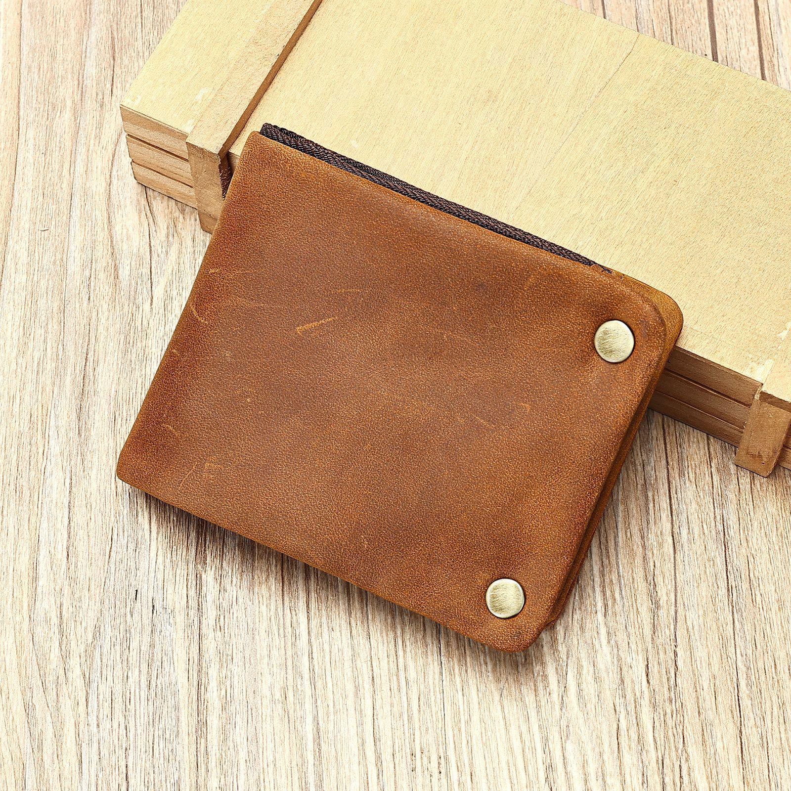 

Multi-functional Bag Short Wallet Fashionable Snap Closure Trendy Small Wallet кавовий
