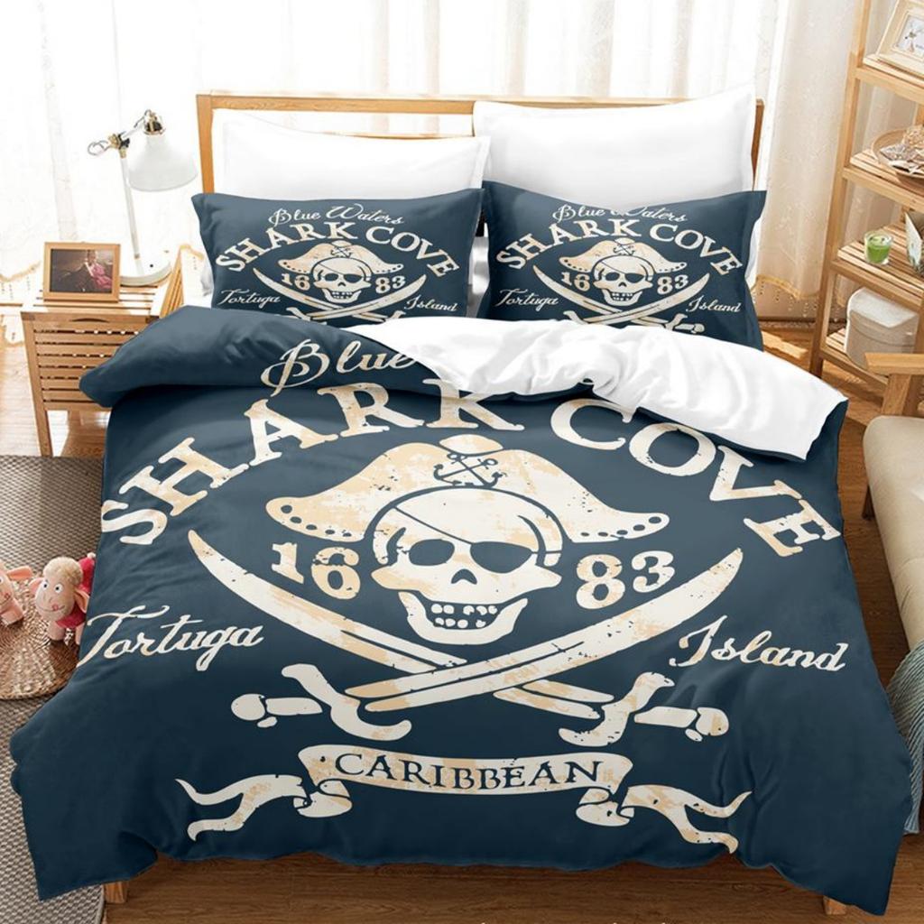 Floral Skull Comforter Cover No Filling Black Skeleton Bedding Set Antique Victorian Baroque Skull Duvet Cover Gothic Vintage