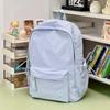 Schoolbag New Japanese Simple Backpack Female Student Large Capacity School Bag High School Junior High School Student School Bag Cute Fashion 