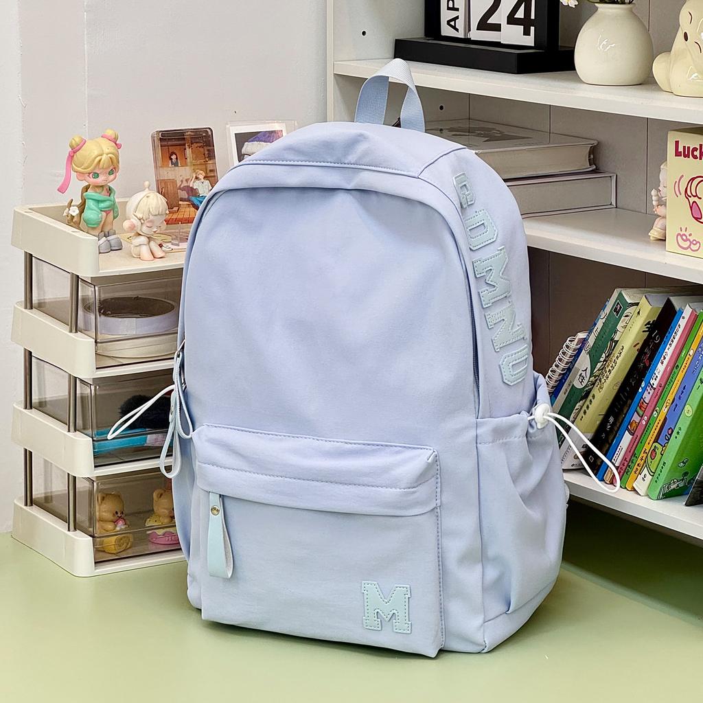 Schoolbag New Japanese Simple Backpack Female Student Large Capacity School Bag High School Junior High School Student School Bag Cute Fashion
