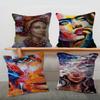 Abstract Figure Painting Pillow Anime Pillow Sofa Bed Head Pillow Cover Cushion Cover 45x45 Cm Fashion