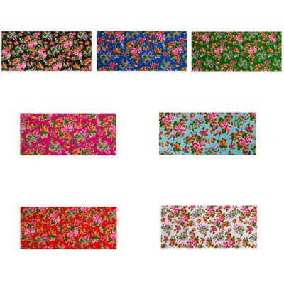 Tela de Algodón con Estampado Floral para Costura Manualidades 160cm Tela de Algodón para Patchwork Ropa Cojines