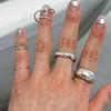 BRILLPIECE Trace nail ring