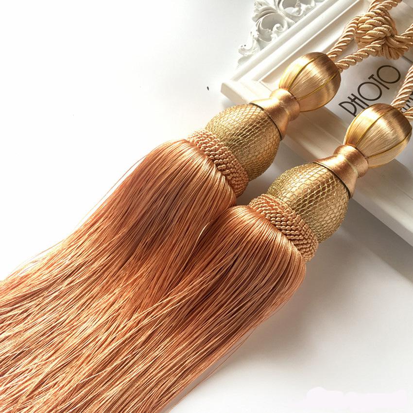 Luxury Gold Wire Tennis Ball Curtain Tieback