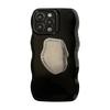High Quality Stand Holder Ins Jane Black Phone Case For Iphone 13 Pro Max 14promax Plus 11 12 Promax Shockproof Back Conque