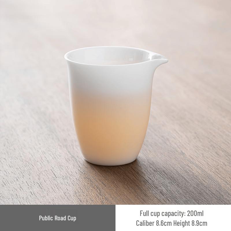 Ice-Jade Porcelain Gongdao Cups (2-Pack)