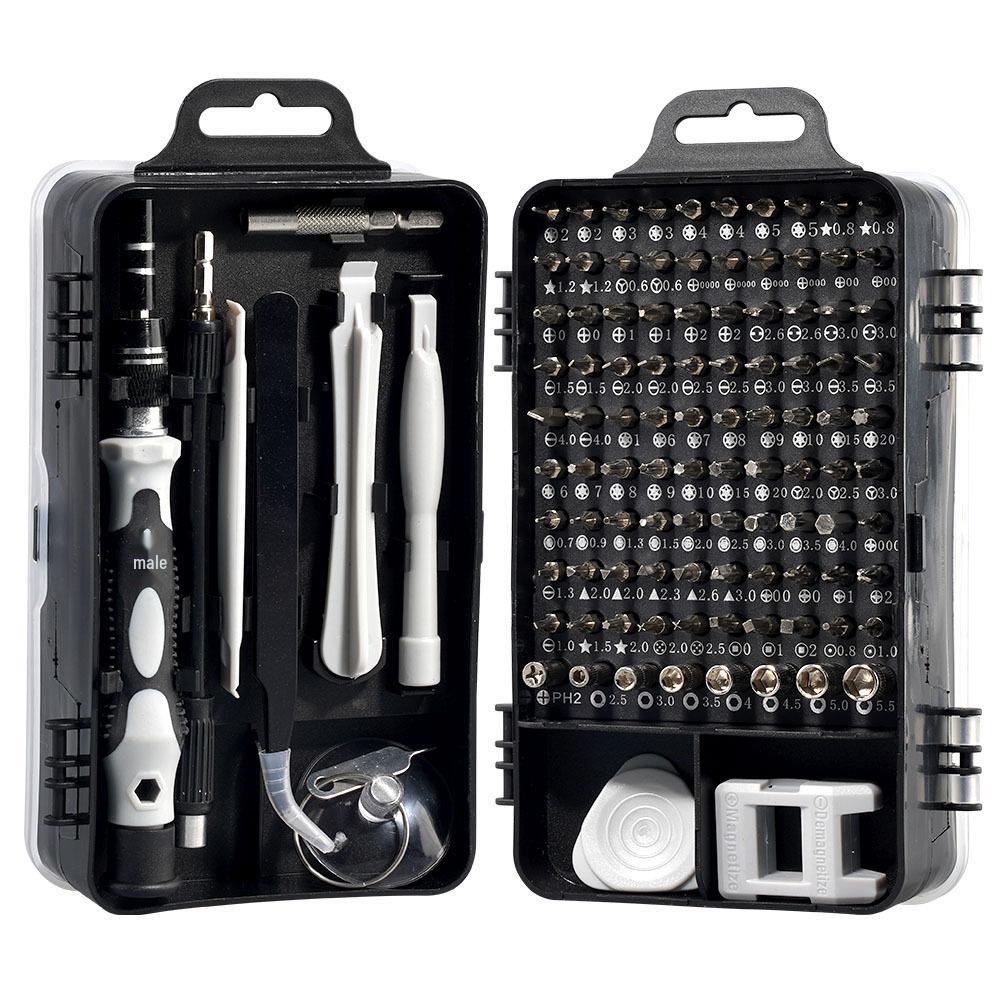 Digital Phone Repair Tools: 115-in-1 Carbon Steel Multi-Purpose Screwdriver Set