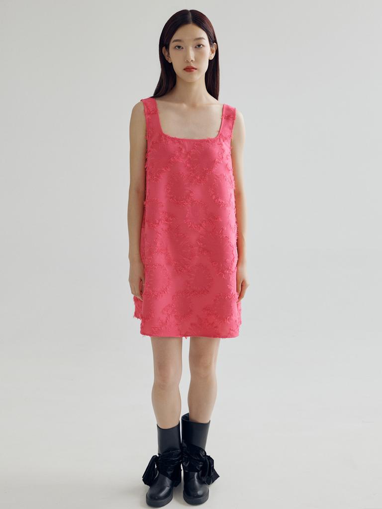 Bomnal Boutique Fringe Mini Dress_Pink