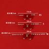 Pet New Collar With Velvet Red Bow Lucky Charm Pendant Fortune Bag Cats Dogs XS M