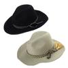 Classical Unisex Hat Cowboy Hat for Travel for Outdoor Gatherings Holiday
