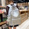 Schoolbag Student Schoolbag Junior High School Girl Large Capacity Cute Star Backpack Ins Wind Students High School Casual Backpack