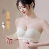 Women's Front Closure Strapless Uplift Bra: Small Bust Enhancing, Non-Slip, Anti-Sagging, Invisible Bandeau with Beautiful Back Design.