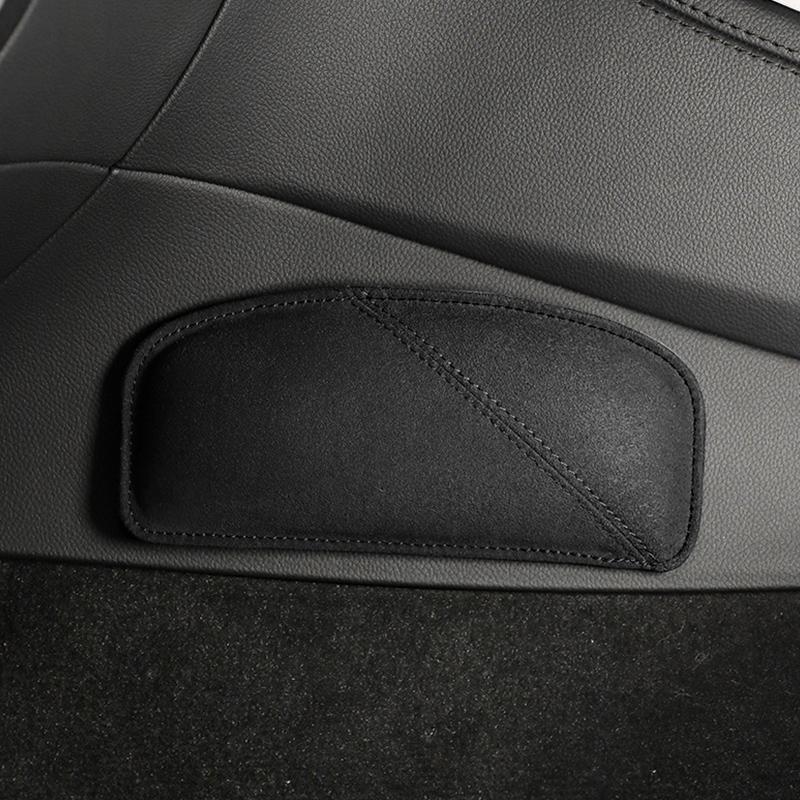 Comfortable Suede Car Knee Pad Auto Cushion Elastic Memory Foam Leg Pad Door Armrest Elbow Pads Headrest Car Accessories