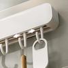 Kitchen Multi-purpose Hook Wall-mounted Wall Hooks Utensils Hanging Rack Spoon Spatula Storage Rack Kitchen Four-hole Knife Rack