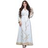 AB330 Sequin Embroidered Abaya: Elegant Middle Eastern Women's Home Leisure Wear