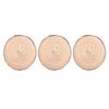 25Pcs Wood Slice Pine Cup Coaster Props Home Decoration Ornament for Home Office S