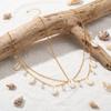 Bohemia Headband Shell Hair Accessory Chain Jewelry for Women Elegant Imitation Pearl Tassel Headpiece Beach Vacation Gifts