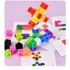 Magic Cube Puzzle Building Blocks Kindergarten Educational Color Recognition DIY Building Blocks Toys Gifts with Changing Colors