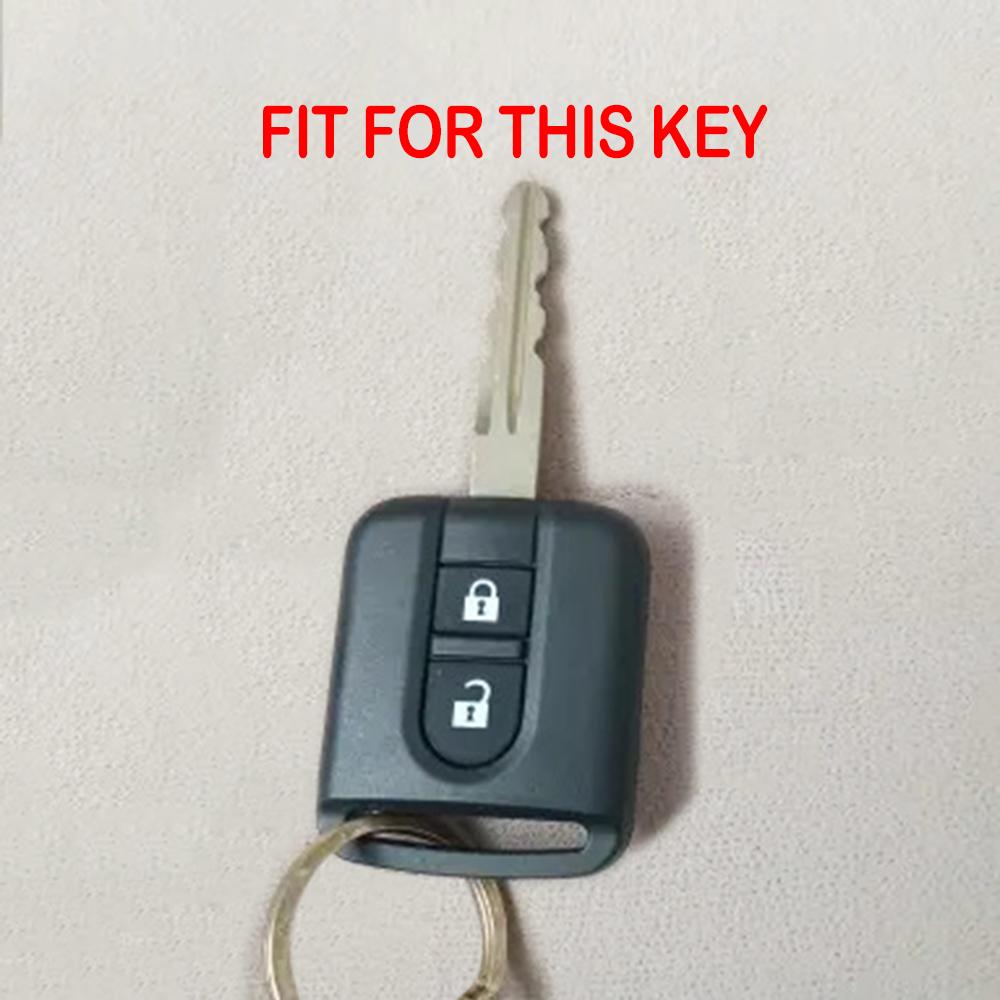 Silicone Key Cover For Nissan Tiida X-Trail Pathfinder Navara Qashqai Primera P12 Kashkay J10 2Button Remote Holder Car Key Case