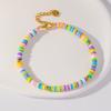 European and American creative soft ceramic rice beads freshwater pearl bracelet fashionable and cute beach style bracelet