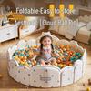 Faltbarer Indoor-/Outdoor-Bällebad für Kinder & Haustiere - Tragbarer Spielpool
