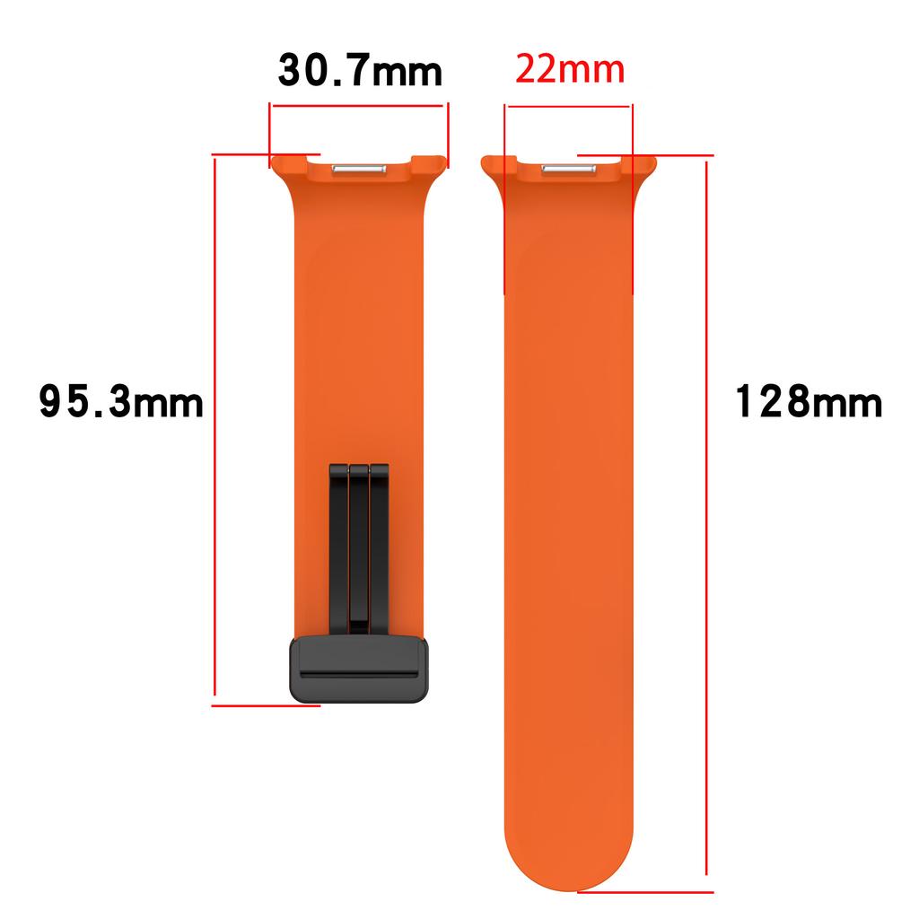 Magnetic D Buckle Sport Silicone Band For Samsung Galaxy Watch 8 44mm 40mm Strap For Samsung Watch8 Classic 46mm Bracelet Belt