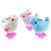 12pcs Kawaii Pluh Bunny Toys Infant Children Stuffed Toys Hopping Wind Up Clockwork