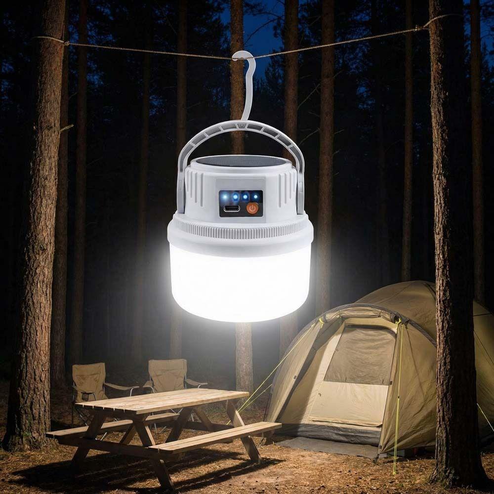 Waterproof LED Solar Camping Light LED Light Rechargeable Light Solar Camping Lights Emergency Use