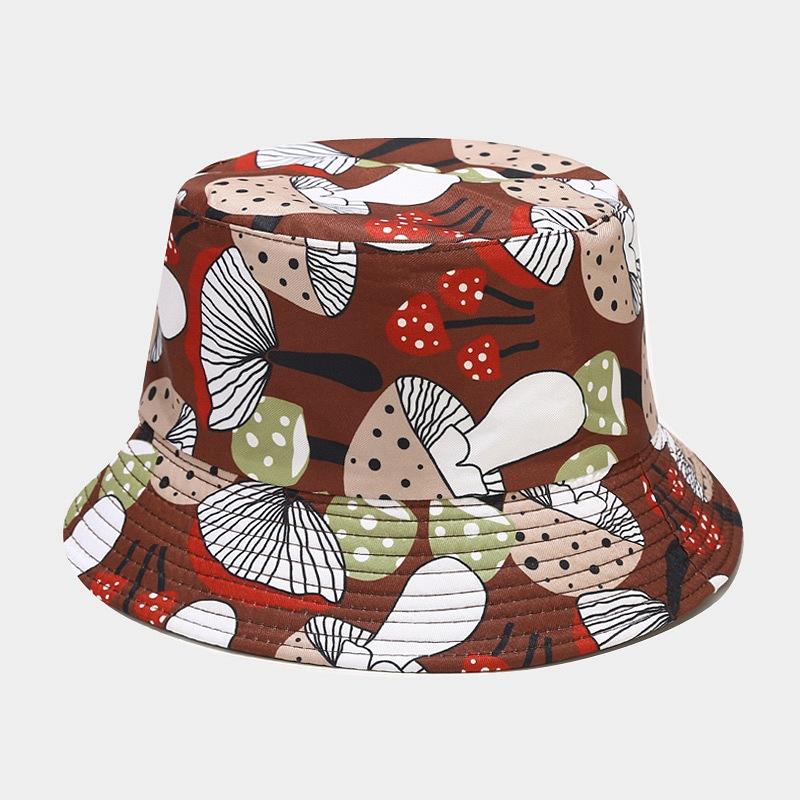 Colorful Print Bucket Hat Panama For Women And Men Outdoor Sunshade Fisherman Caps Summer Travel Beach Bob Foldable Basin Cap