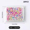 30 Sheets Floral Flower Nail Stickers Aesthetic Nail Art Floral Decals Self Adhesive Finger Nail Stickers for Nail Art Lovers