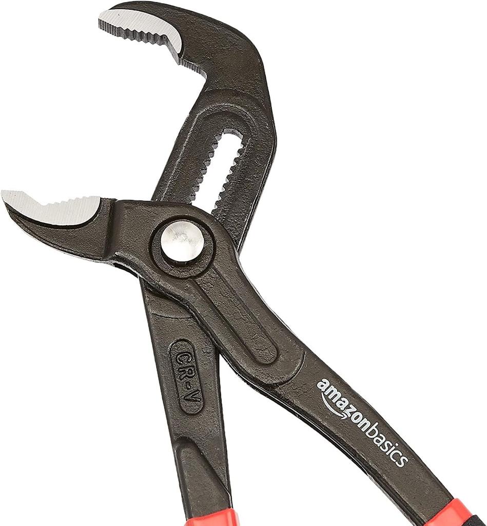 Amazon Basic Snabbkopplingstång med 1 Svart Spår, Ca. 30cm, Bit,