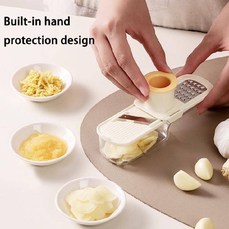 Multifunctional Mandoline Slicer Kitchen Tool Stainless Steels Vegetable Cutter Safe Food Slicer Garlic Gingers Grinder