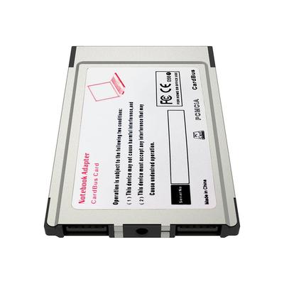 Nuovo PC Portatile PCMCIA a USB 2.0 Convertitore CardBus 2 Porte Adattatore Scheda PCI Express