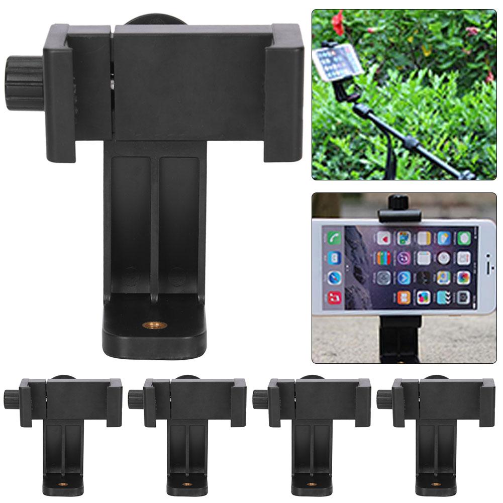 

5Pcs Tripod Mount Phone Clip Vertical Bracket 360 Degree Rotating Tripod Adapter