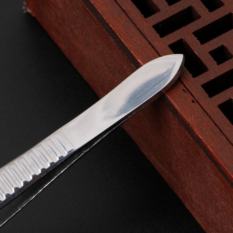 Professional Straight Fine Point Tweezers For Eyelash Extension Stainless Steel