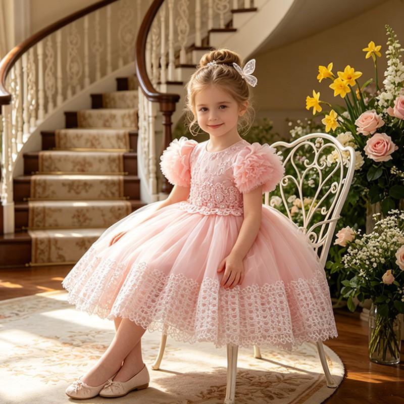 Girls Princess Dress 2026 Party Gown Toddler Teen Formal Occasion