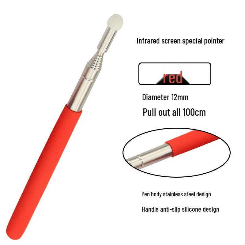 Telescopic Touch Pointer & Teaching Rod (1m) for Electronic Whiteboards