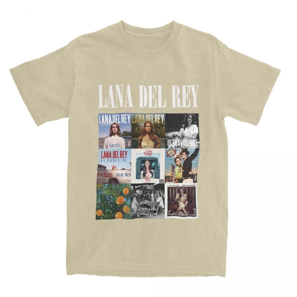 Lana Del Rey T Shirts Merch Unisex Women Pure Cotton Novelty Fashion Singer Tshirt Short Sleeve Clothes New Arrival