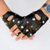 Men's Gloves Rivet Non-mainstream Half Finger Gloves