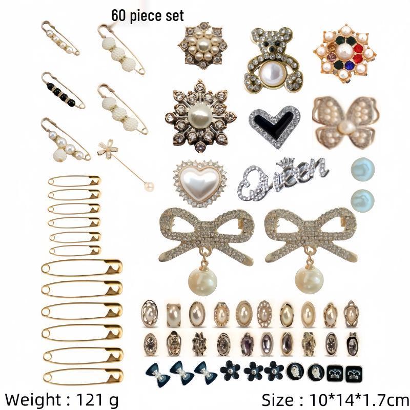 Gold Socks Charm Brooch: Shiny Jewelry Pin and Safety Pin for Sock Accessories